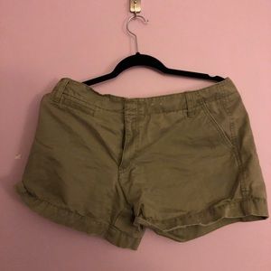 Green Cargo Shorts
